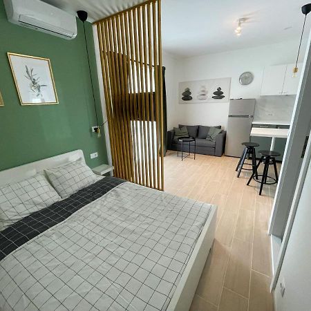 Modern Studio Overlooking Downtown Makarska Eksteriør bilde