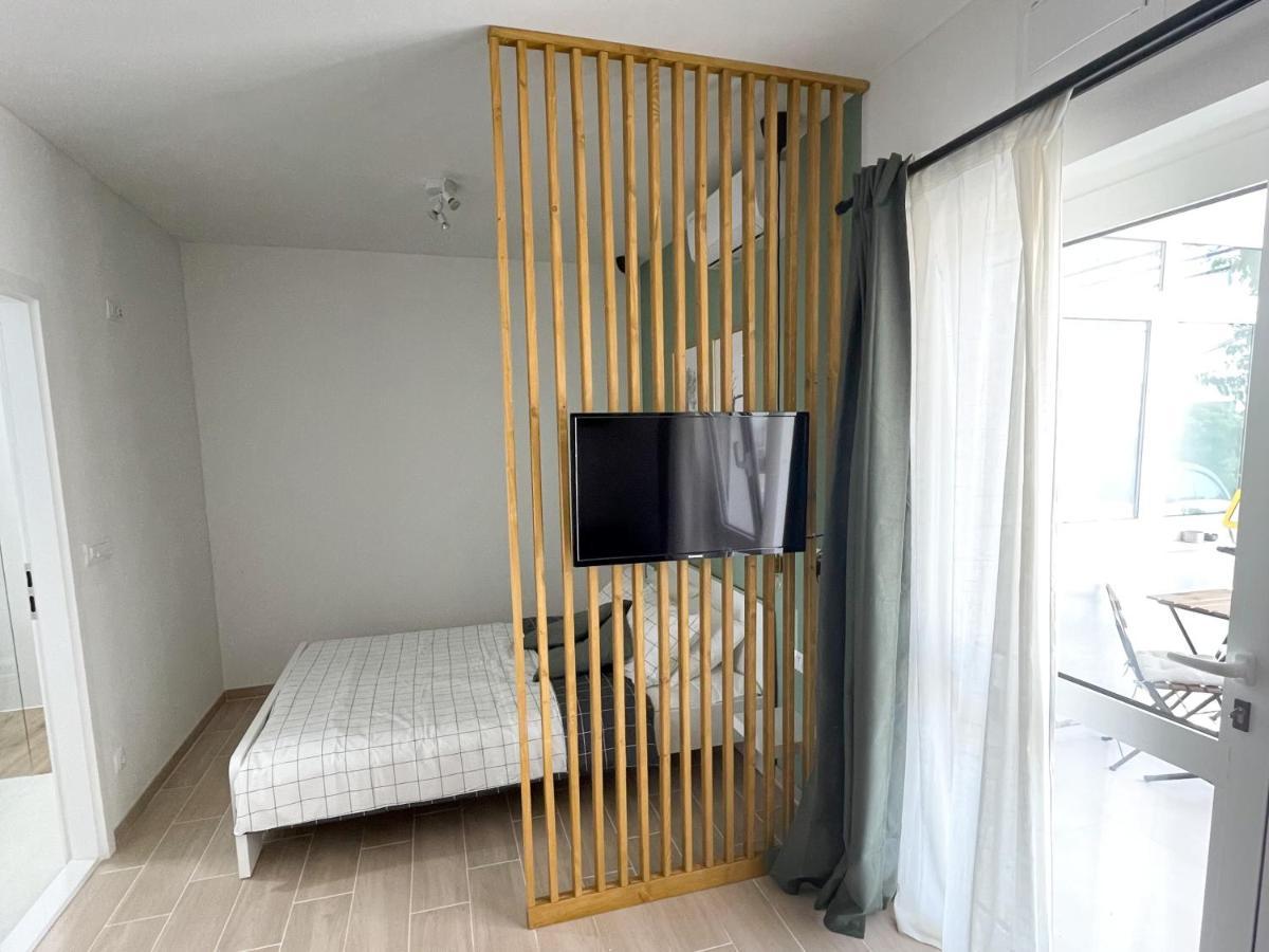 Modern Studio Overlooking Downtown Makarska Eksteriør bilde