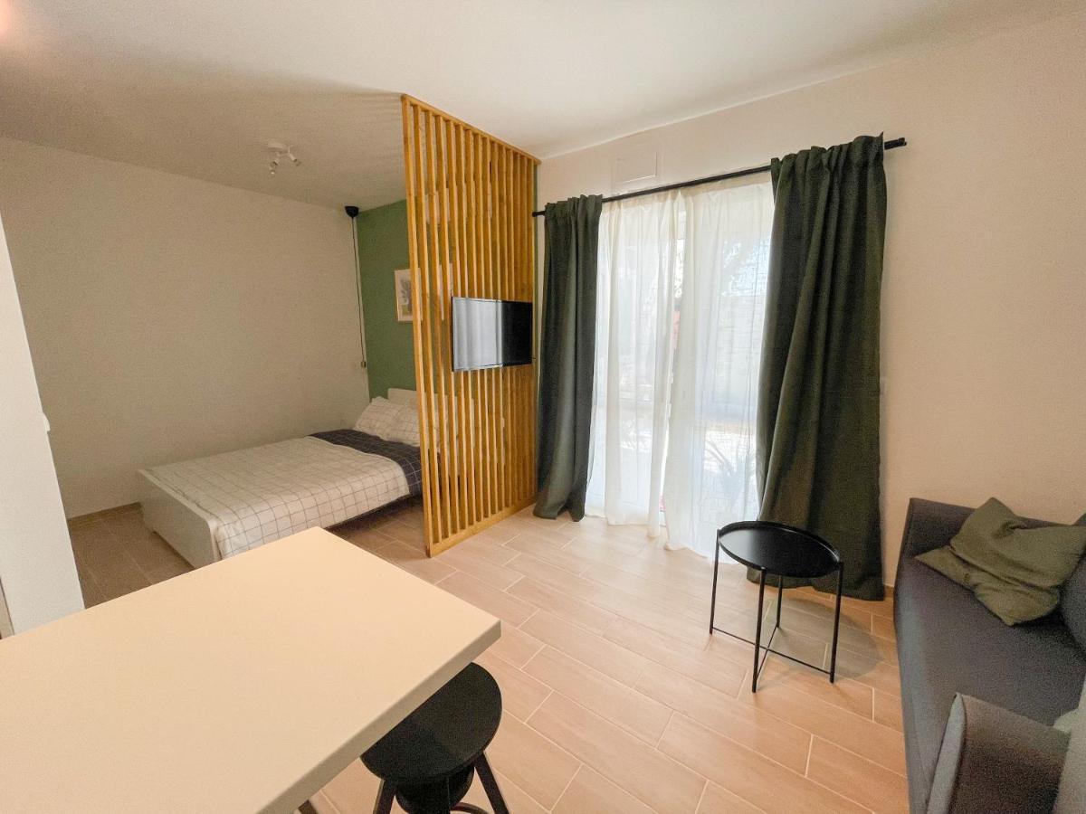 Modern Studio Overlooking Downtown Makarska Eksteriør bilde
