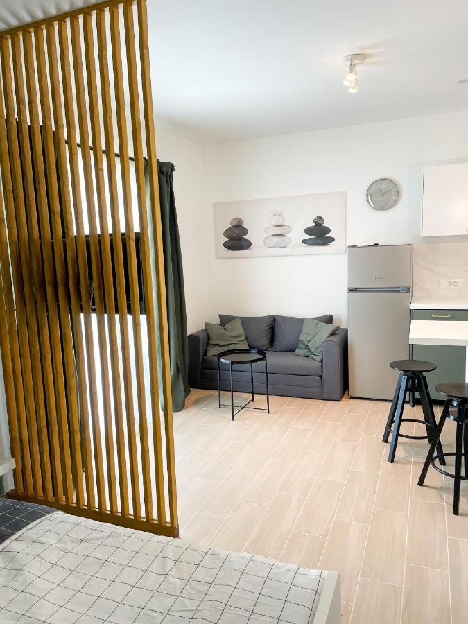 Modern Studio Overlooking Downtown Makarska Eksteriør bilde