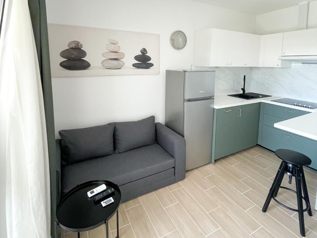 Modern Studio Overlooking Downtown Makarska Eksteriør bilde