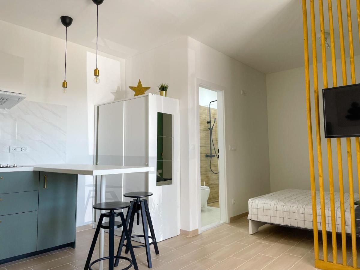 Modern Studio Overlooking Downtown Makarska Eksteriør bilde
